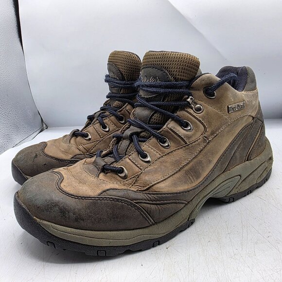 Cabelas Mens Size 10 B Brown Waterproof Leather Hiking Boots Outdoors Hiking - Picture 3 of 14